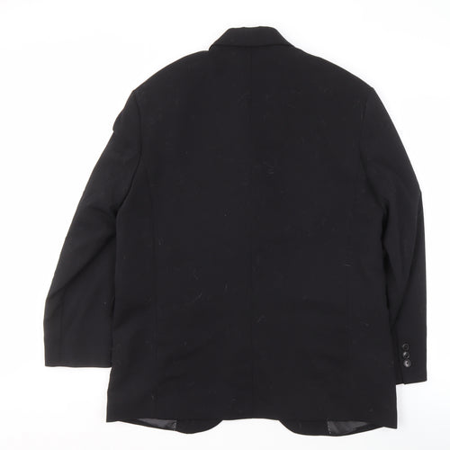 MNG Men’s Black Blazer XL Single-Breasted Formal