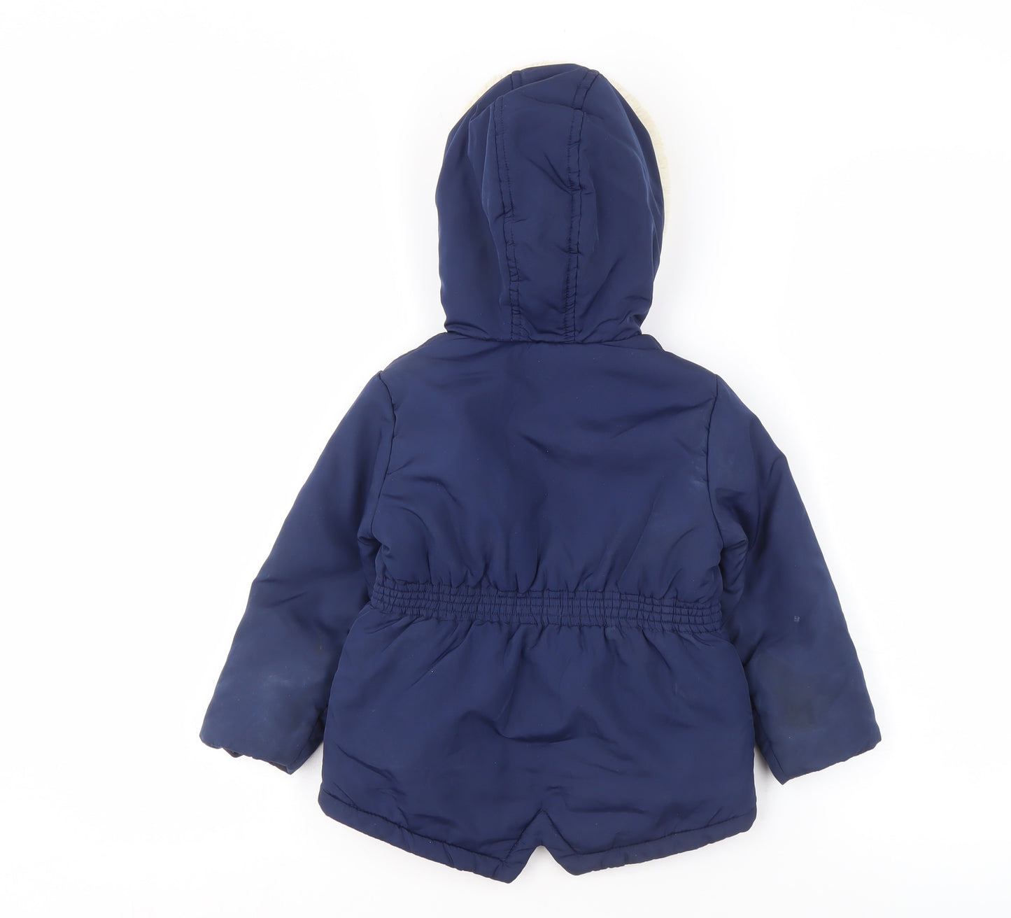 Nutmeg Girls Blue Peppa Pig Hooded Puffer Jacket, 2-3 Years, Winter