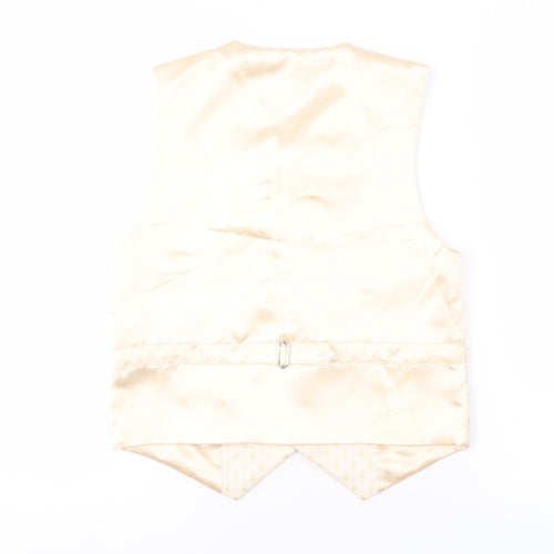 Next Boys Ivory Waistcoat, Size 9, Formal Three-Button