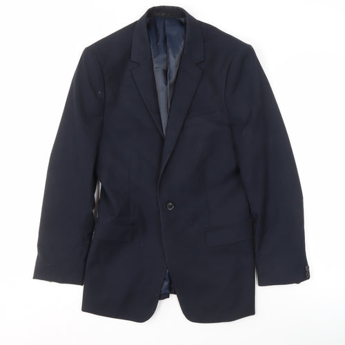 Topman Navy Slim Fit Men's Blazer Size 38R