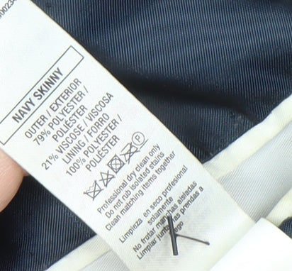 Topman Navy Slim Fit Men's Blazer Size 38R