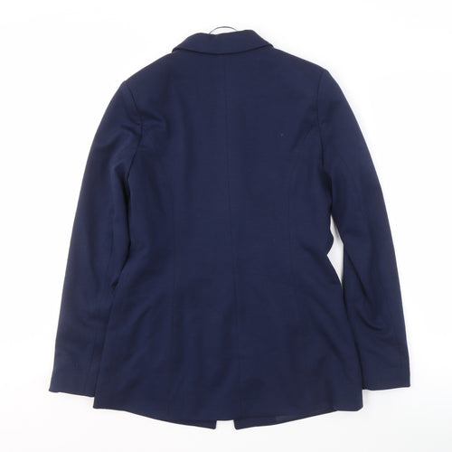 Oasis Women's Blue Blazer UK 8 Regular Fit