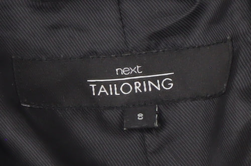Next Women's Black Blazer Size 8 Tailored Fit