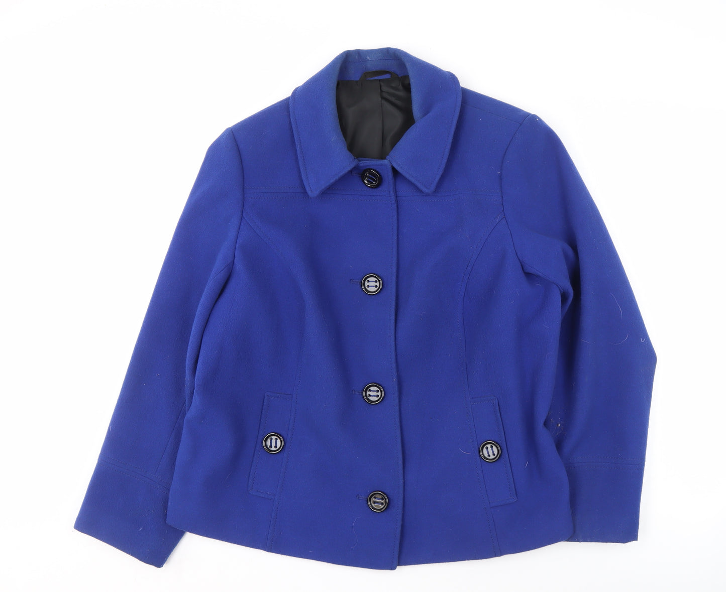 Marks and Spencer Women's Blue Basic Jacket Size 20