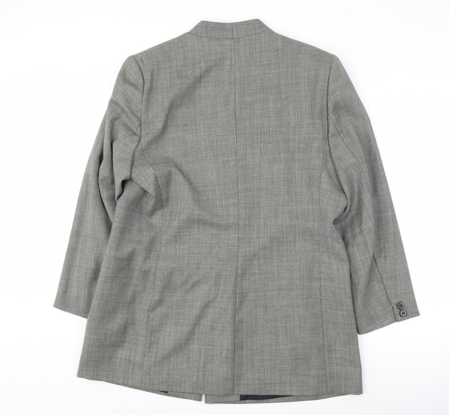 Alexon Women's Grey Suit Jacket Size 16 Wool Blend