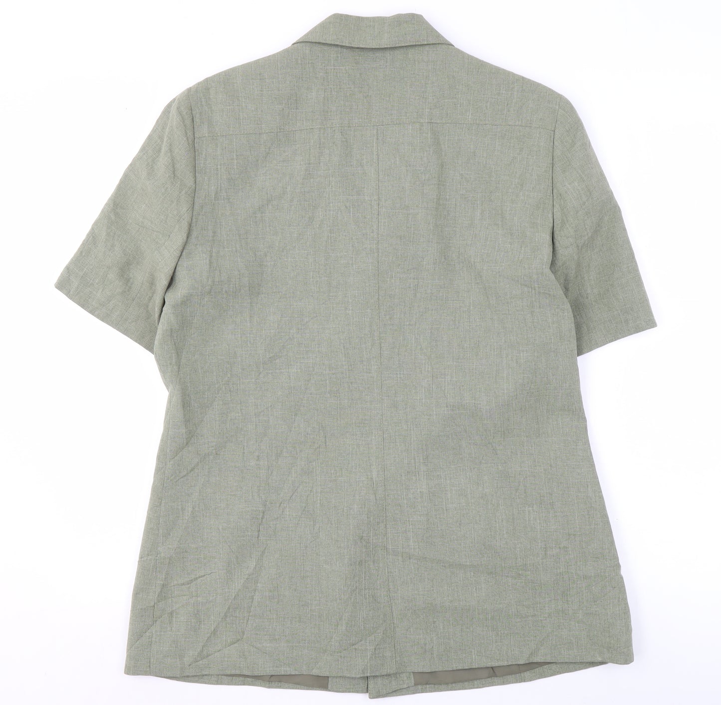 Honor Millburn Women's Grey Short Sleeve Blouse