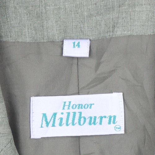 Honor Millburn Women's Grey Short Sleeve Blouse