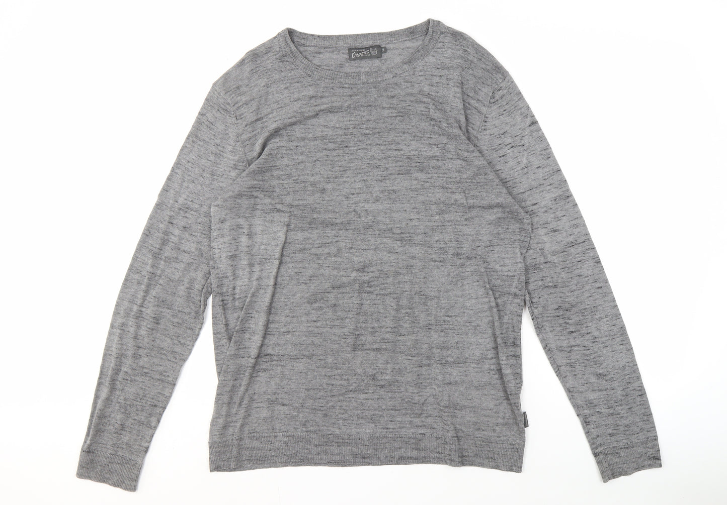 Jack & Jones Men's Grey 7XL Pullover Knit Jumper