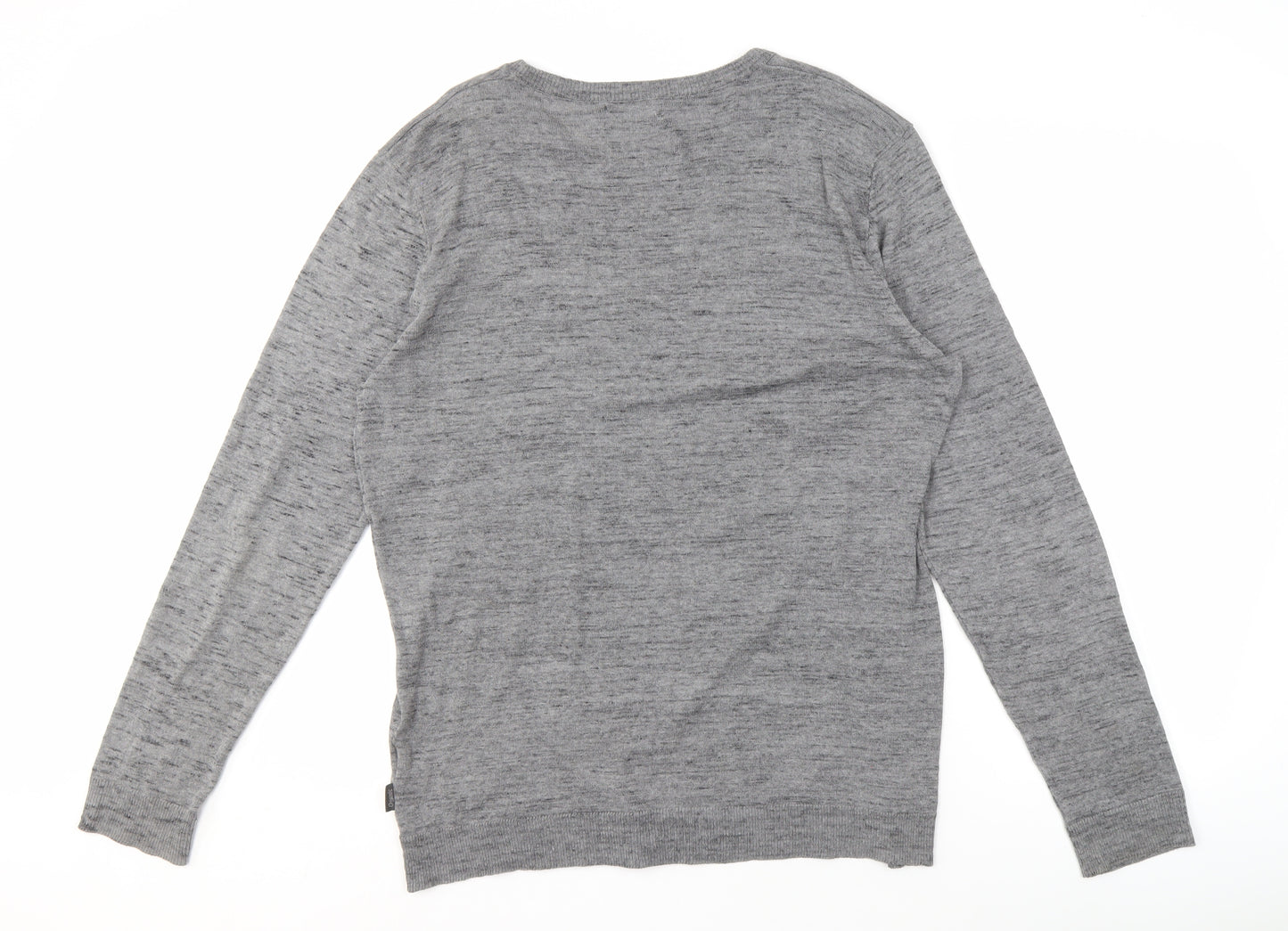 Jack & Jones Men's Grey 7XL Pullover Knit Jumper