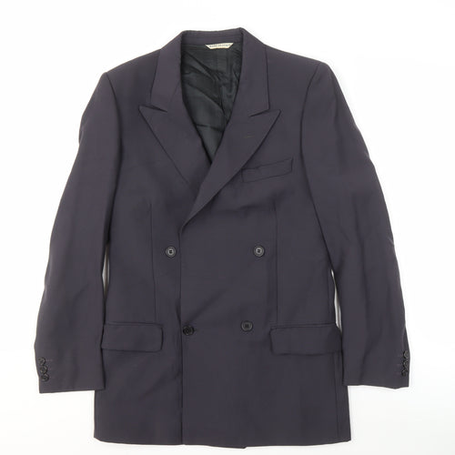 Austin Reed Men's Blue Double-Breasted Blazer