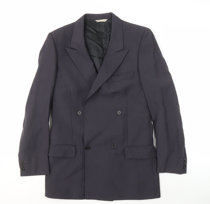 Austin Reed Men's Blue Double-Breasted Blazer