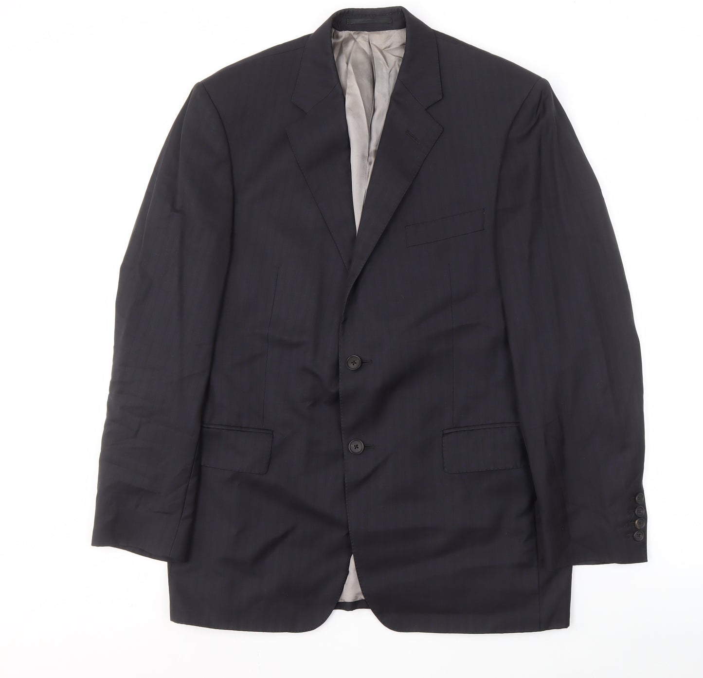Austin Reed Men's Black Wool Blazer 42R Regular Fit
