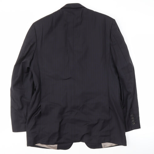Austin Reed Men's Black Wool Blazer 42R Regular Fit