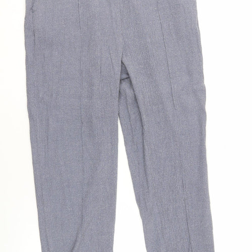 Honor Millburn Women's Grey Cropped Trousers Size 14