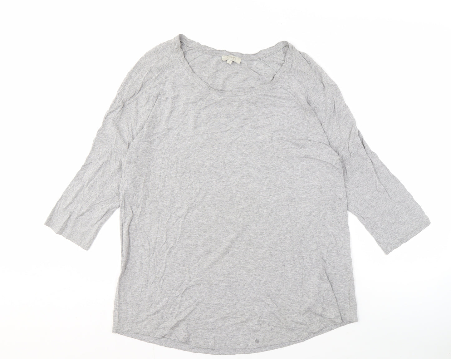 Hobbs Women's Grey 3/4 Sleeve T-Shirt Size S