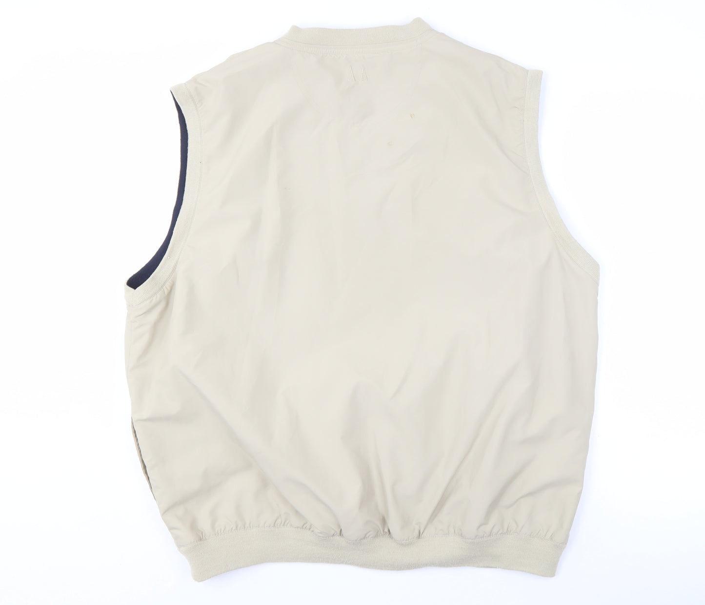 Greg Norman Men's Beige Waistcoat, Large, Casual