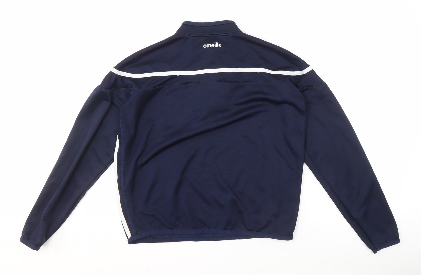 O'Neills Unisex Blue 1/4 Zip Rugby Sweatshirt Size 12