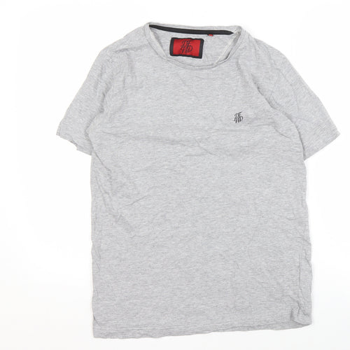 DFND Men's Grey Medium Crew Neck T-Shirt