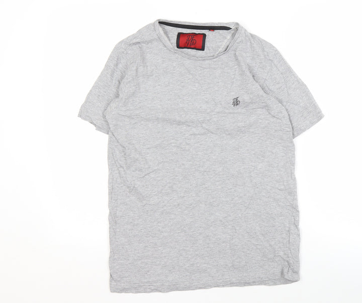 DFND Men's Grey Medium Crew Neck T-Shirt