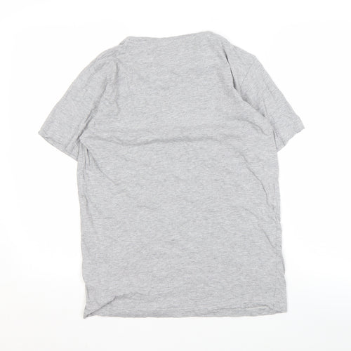 DFND Men's Grey Medium Crew Neck T-Shirt