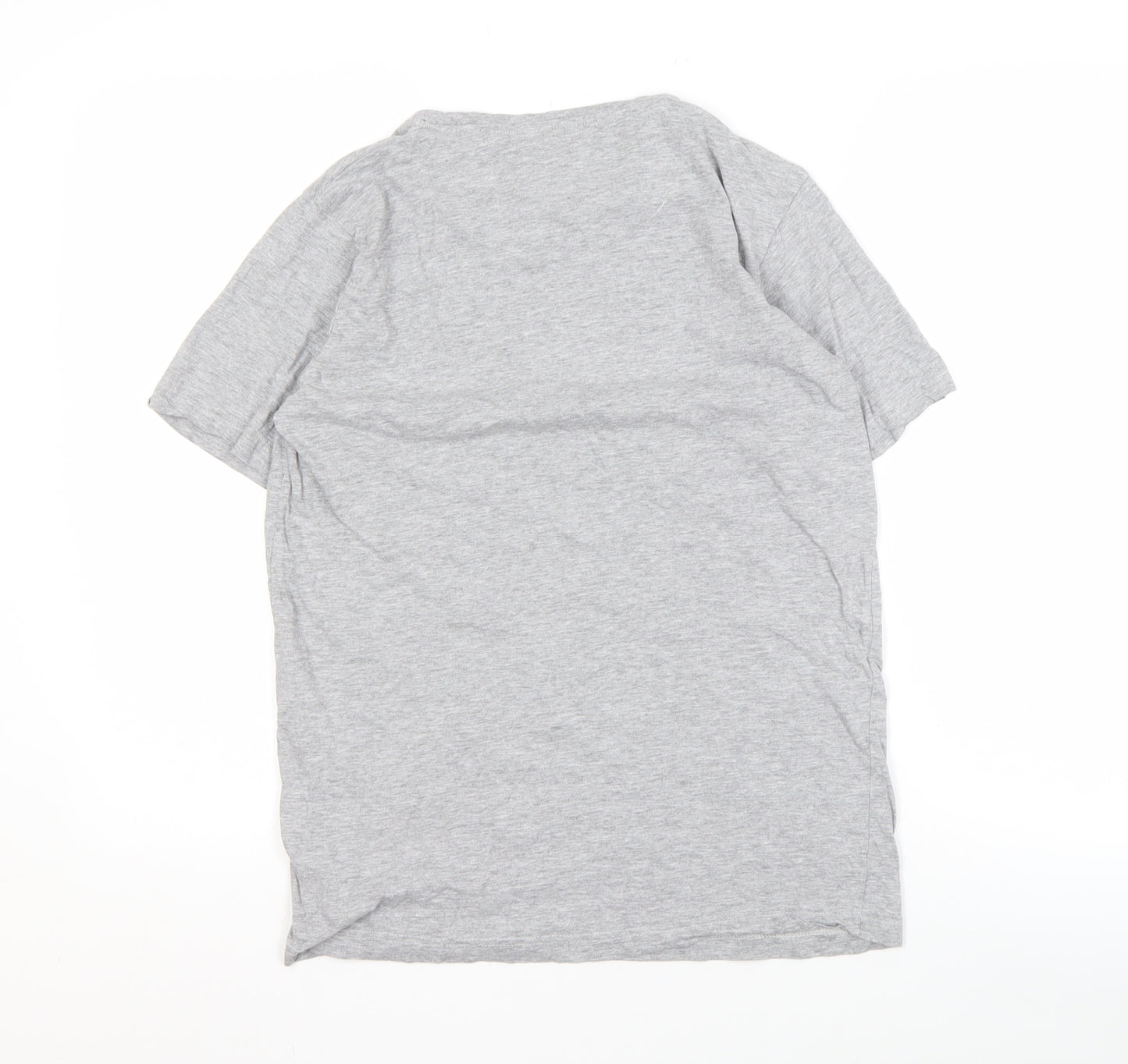 DFND Men's Grey Medium Crew Neck T-Shirt