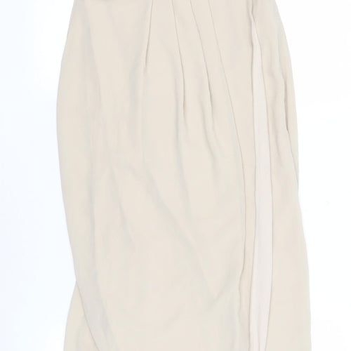 TFNC London Women Beige Maxi Dress Size 8