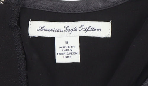 American Eagle Outfitters Black Sheath Dress Size 10