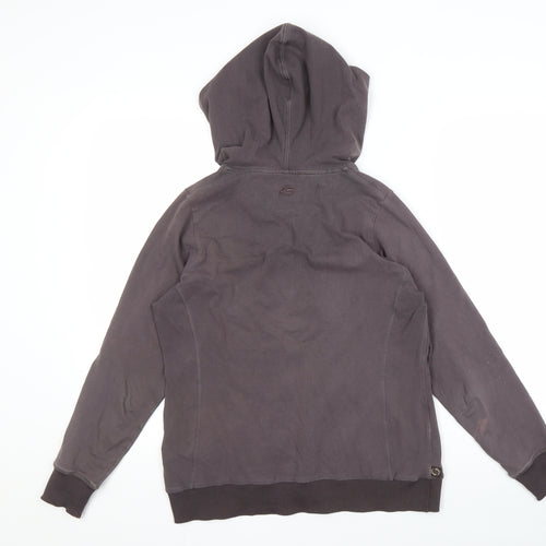 Sprayway Women's Grey Henley Hoodie, Size 10, Hooded