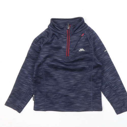 Trespass Boys Blue Fleece Pullover 5-6 Years