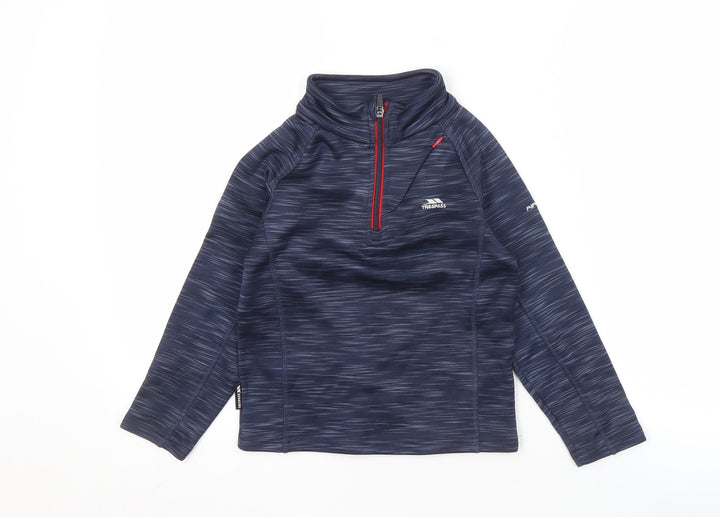 Trespass Boys Blue Fleece Pullover 5-6 Years