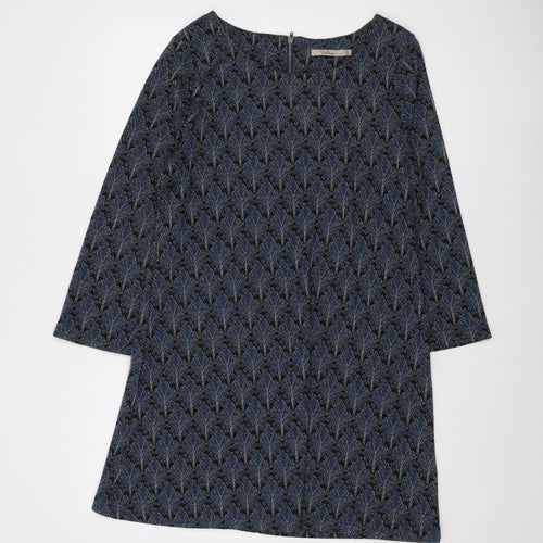 Darling Women's Blue Geometric Shift Dress L