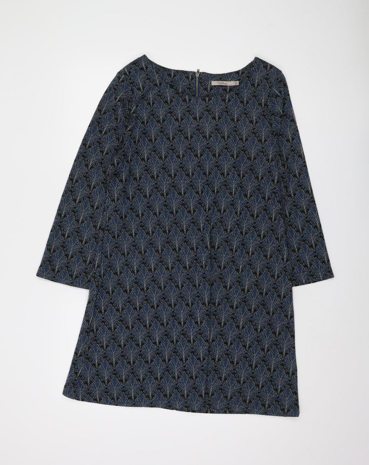 Darling Women's Blue Geometric Shift Dress L