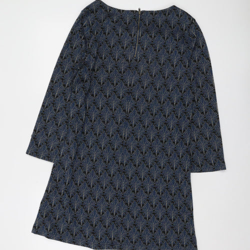 Darling Women's Blue Geometric Shift Dress L