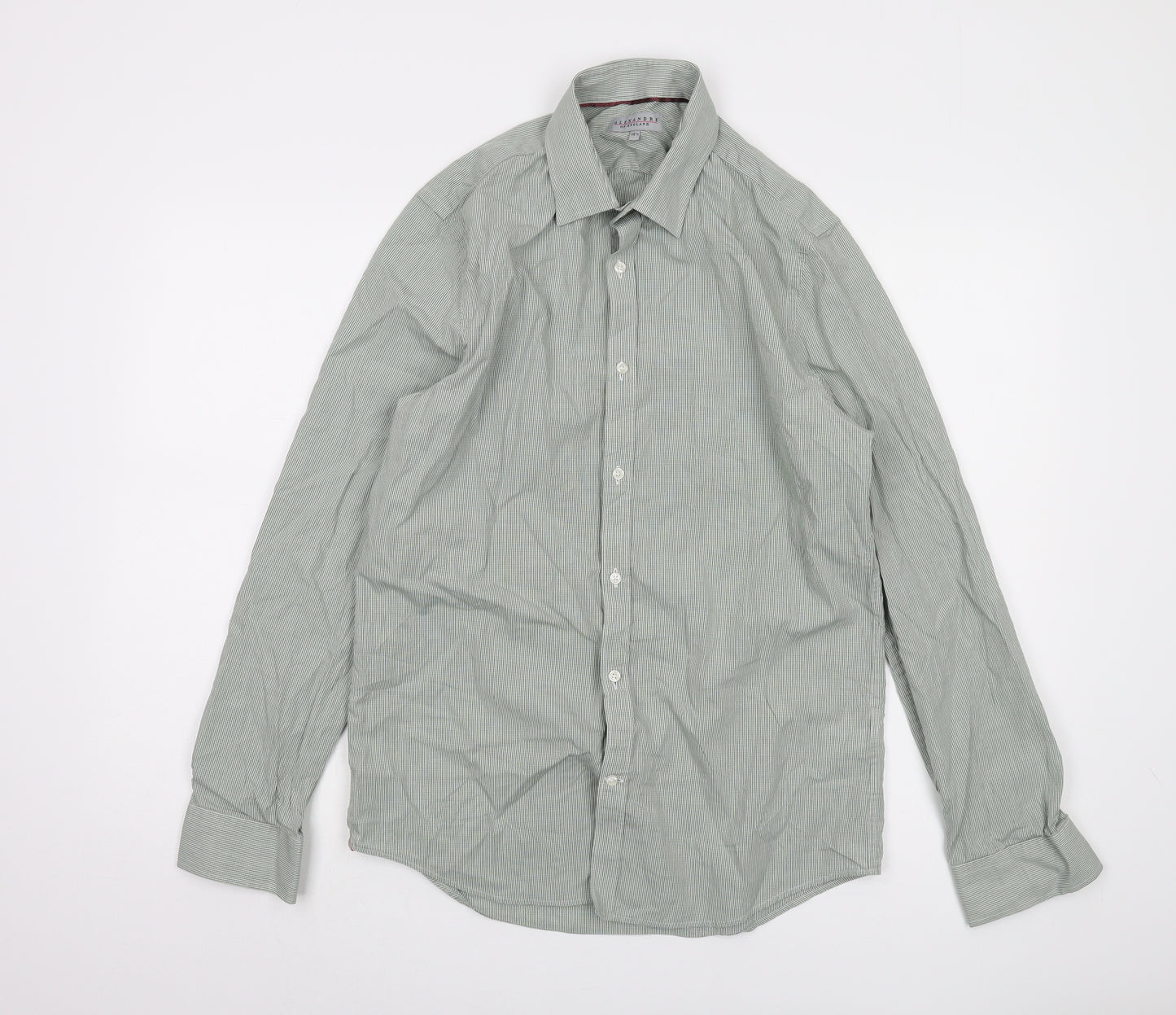 Alexandre of England Men's Green Check Shirt