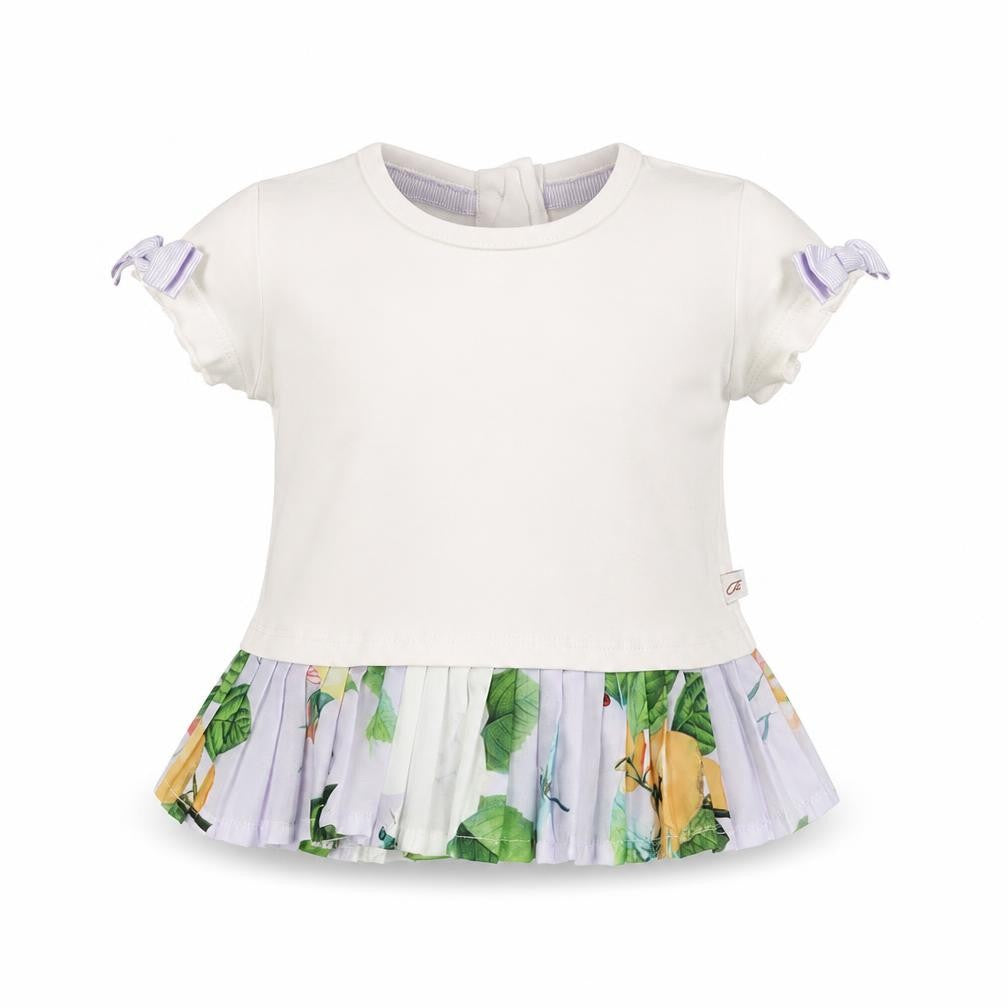 Ted Baker Girls Ivory Floral Blouse 36M Party Style
