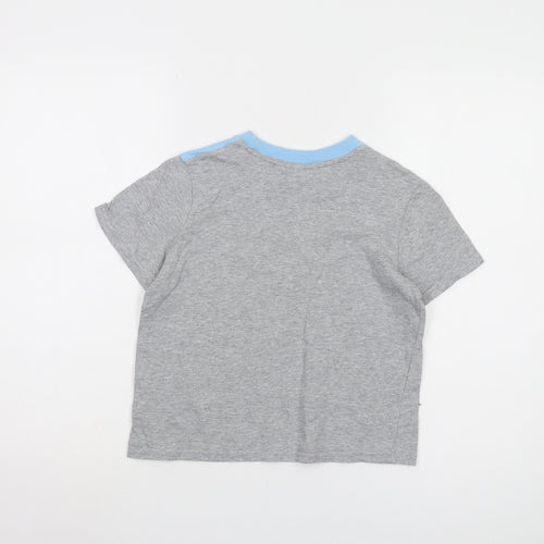 McKenzie Boys T-Shirt Grey Blue 7-8 Years Graphic Casual