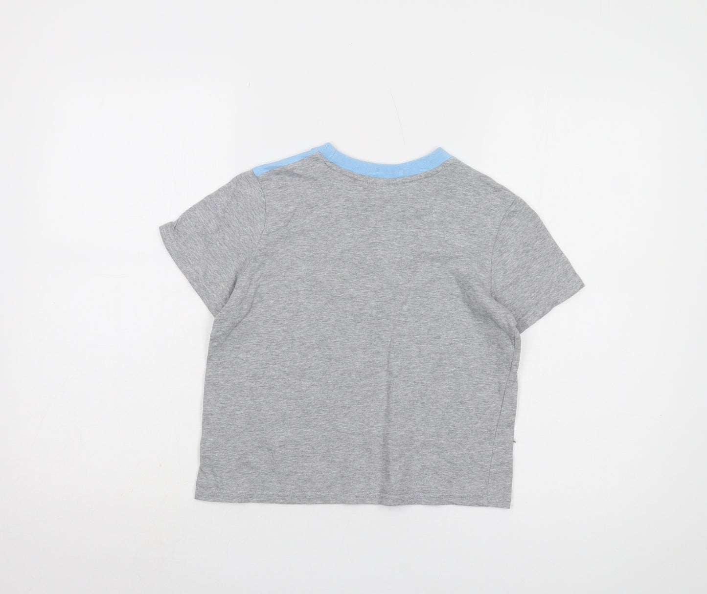 McKenzie Boys T-Shirt Grey Blue 7-8 Years Graphic Casual