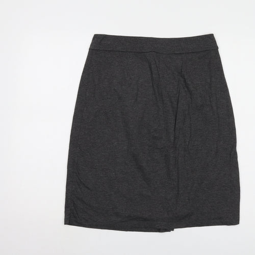 White Stuff Women's Grey Knee Length Pencil Skirt Size 10