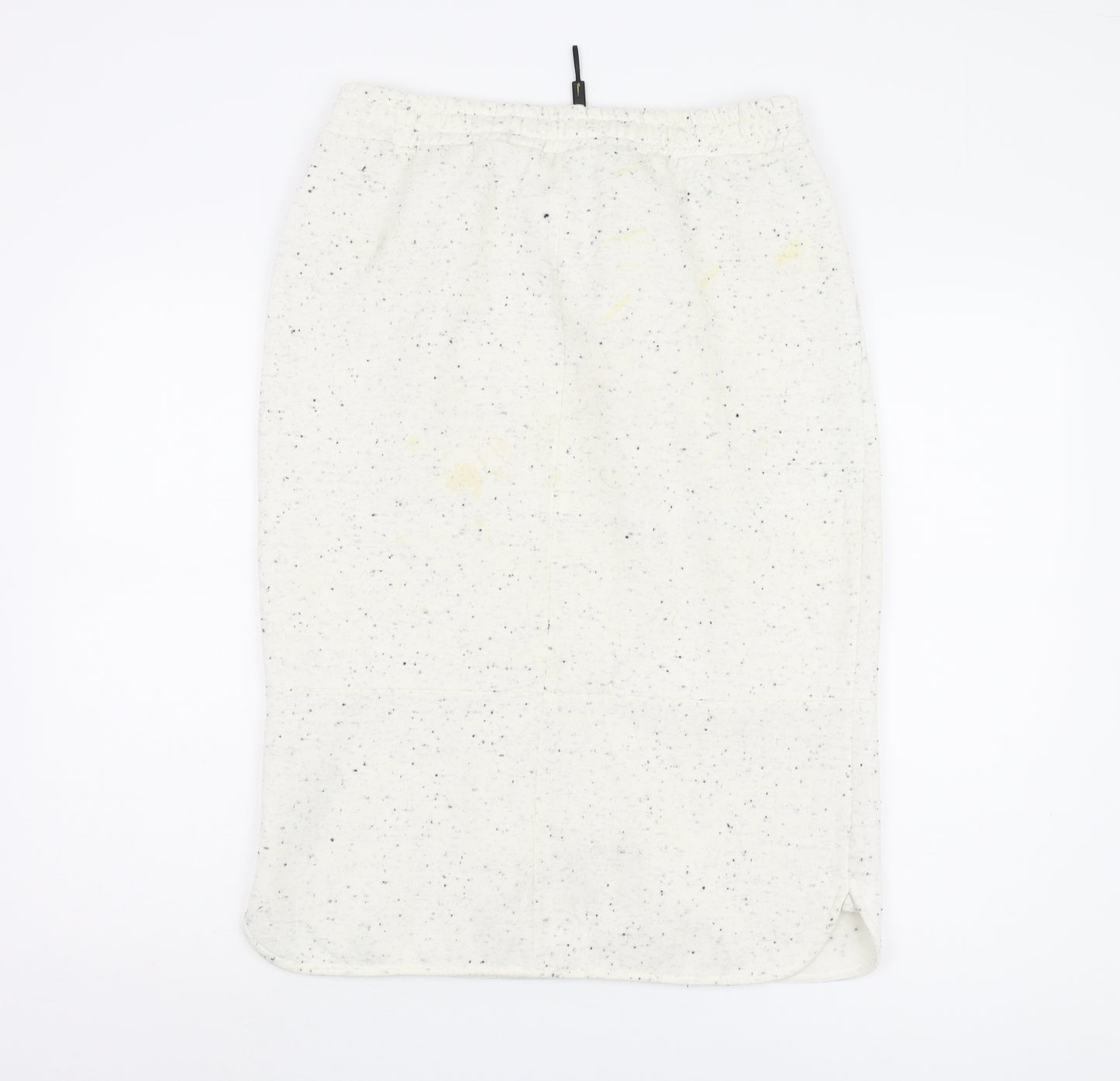 Massimo Dutti Women’s Ivory Midi Skirt, Size 12