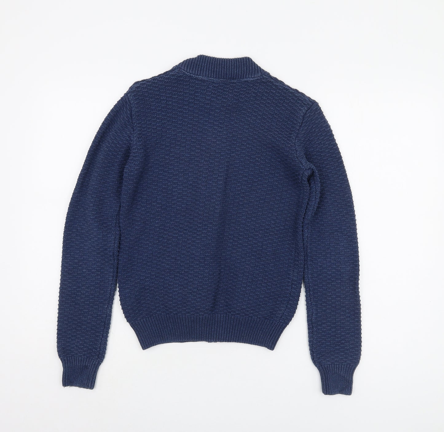 Original Penguin Boys Blue Full Zip Jumper Size 12-13Y