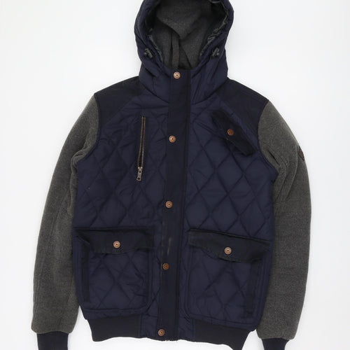 Twistedsoul Men's Quilted Hooded Jacket M