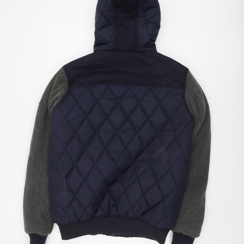 Twistedsoul Men's Quilted Hooded Jacket M