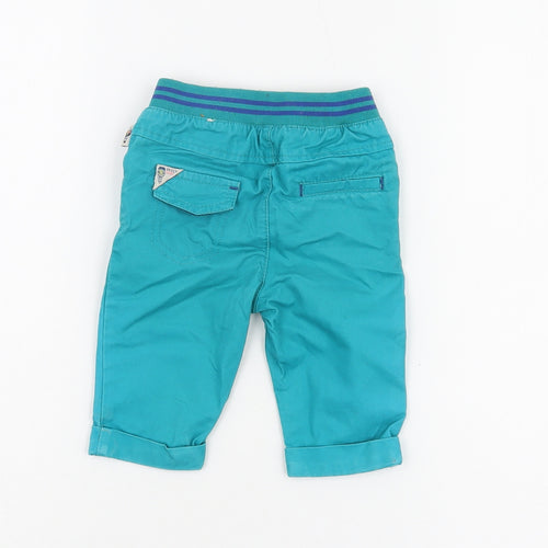 Baker by Ted Baker Blue Khakis 3-6 Months Unisex Cotton Trousers