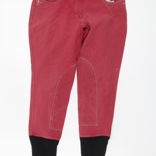 Fouganza Women's Red Jegging Size 8 Slim Fit