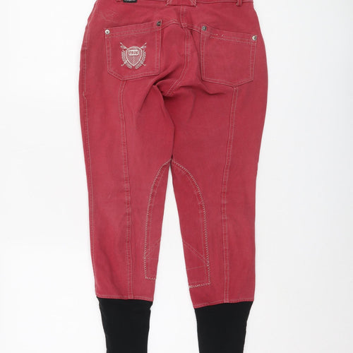 Fouganza Women's Red Jegging Size 8 Slim Fit
