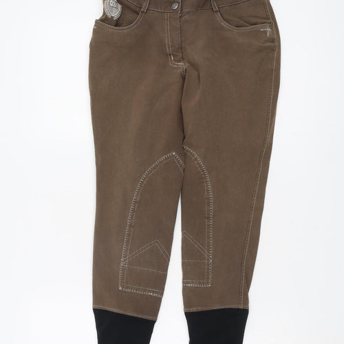 Decathlon Women's Brown Jogger Trousers, Size 2XS