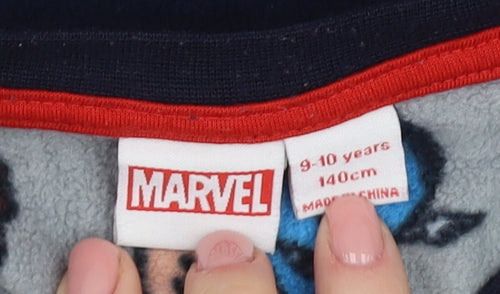 Marvel Boys Blue Superhero Pyjama Top 9-10 Years Fleece