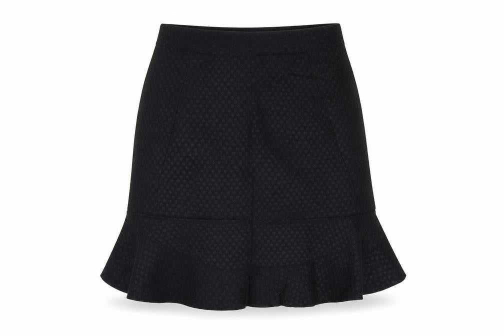 Front view of Jigsaw Women's Black Skirt UK 6
