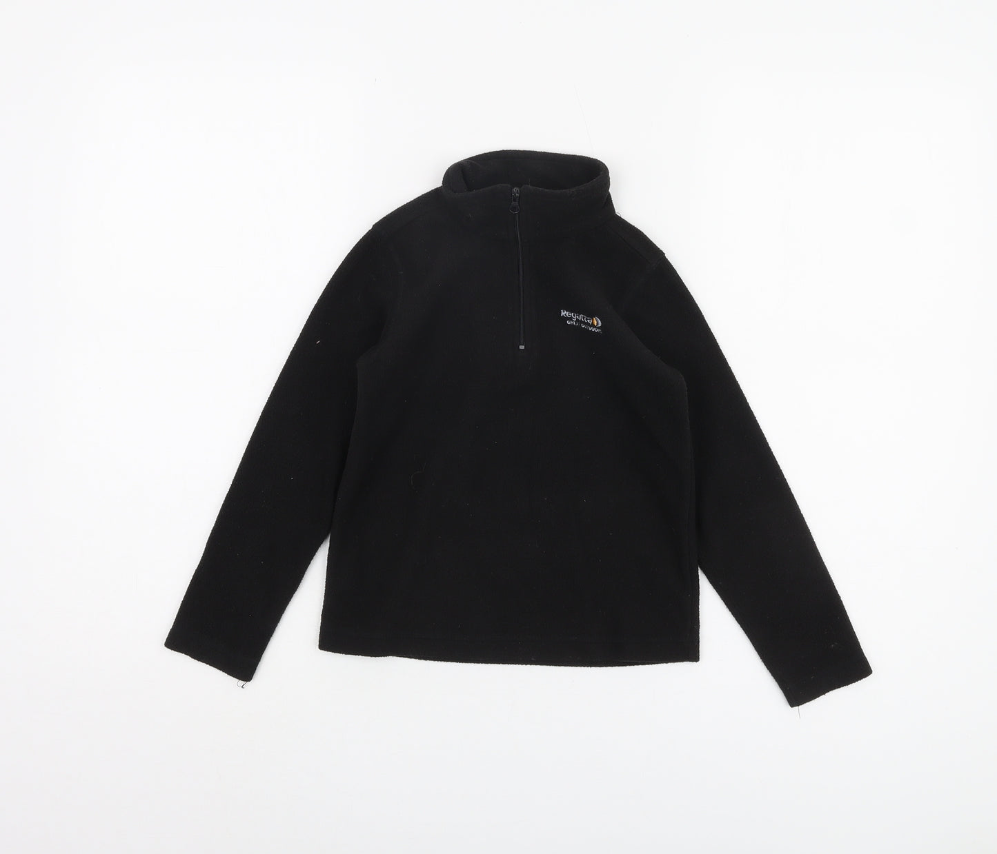 Regatta Boys Black 5-6 Yrs 1/2 Zip Sweatshirt