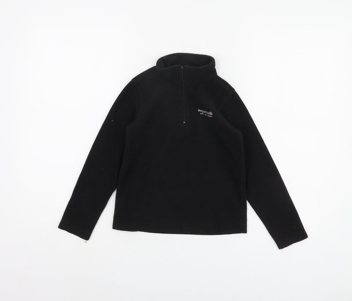 Regatta Boys Black 5-6 Yrs 1/2 Zip Sweatshirt